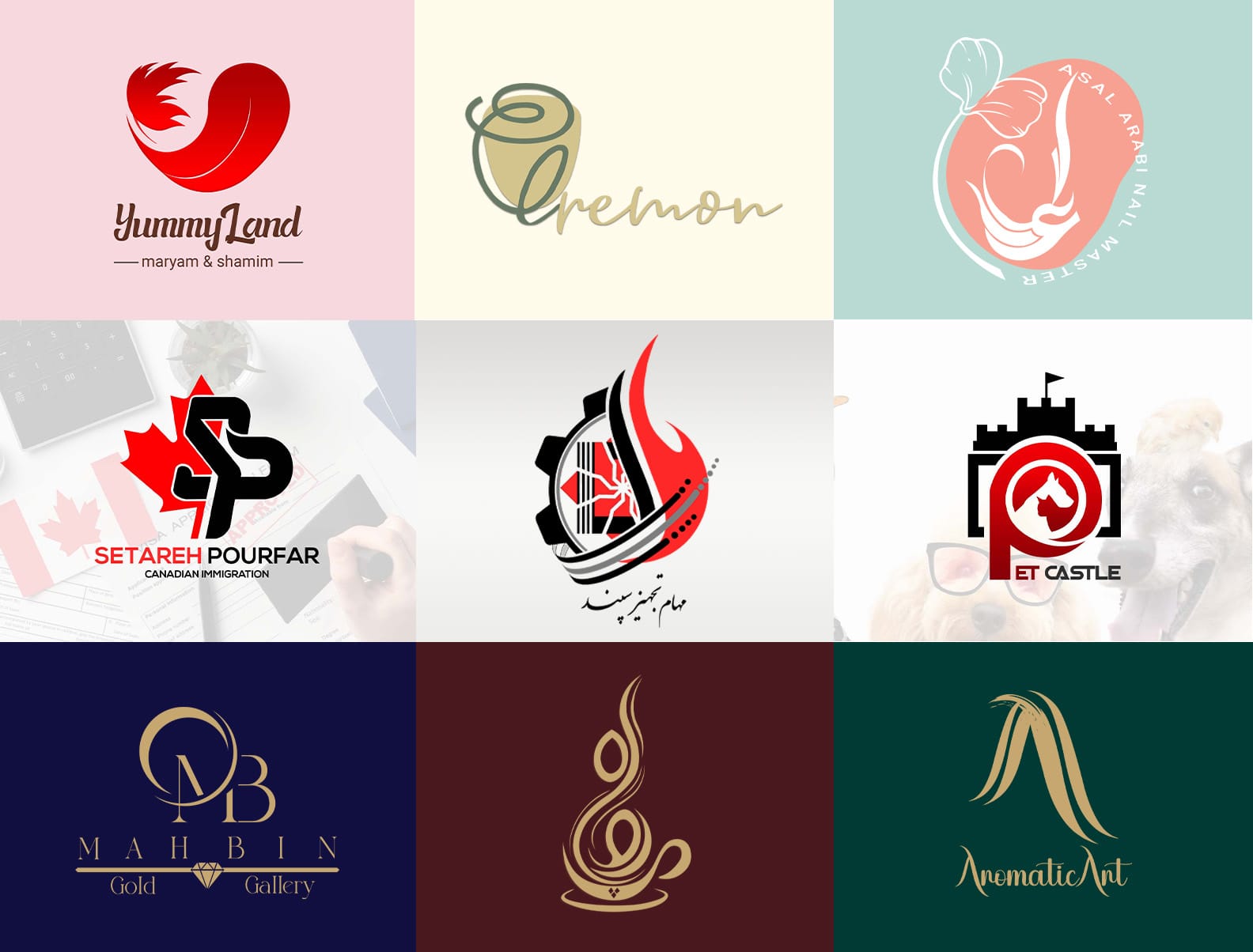 طراحی-لوگوی-خلاقانه-و-مینیمال
