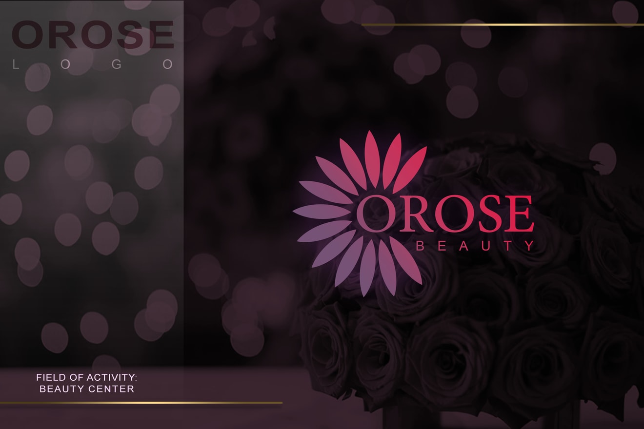 لوگوی ΟROSE، مجموعه زیبایی و آرایشی 