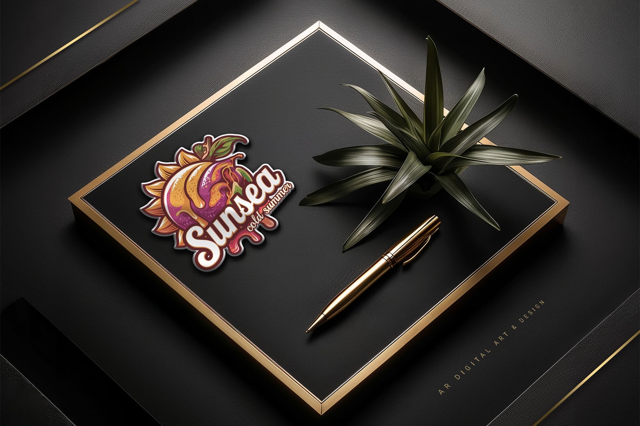طراحی لوگو (مسکات) AR DIGITAL