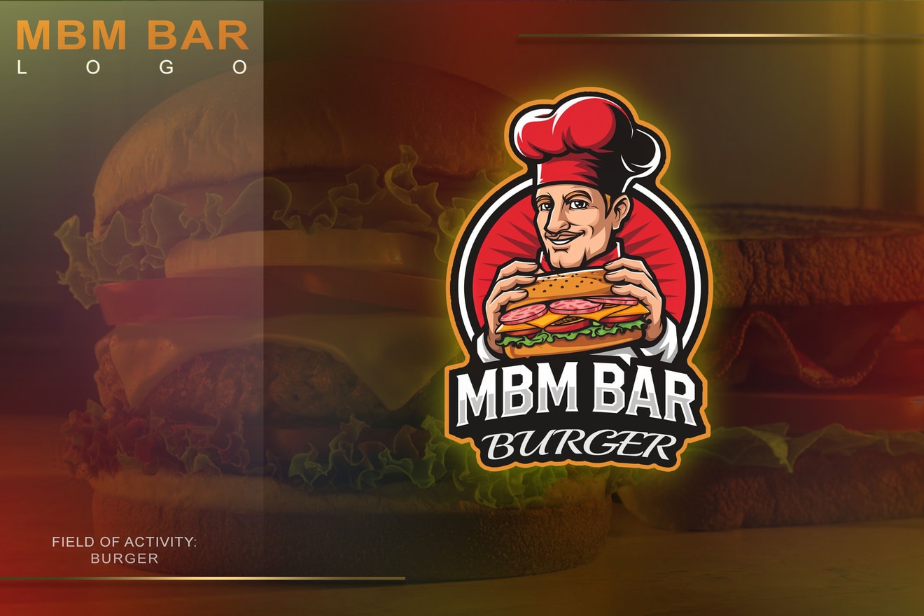 لوگو MBM BURGER، برند زنجیره ای فست فود