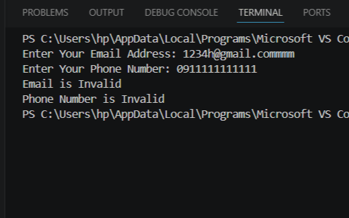 اعتبارسنجی ایمیل و شماره تلفن با Regex به زبان پایتون