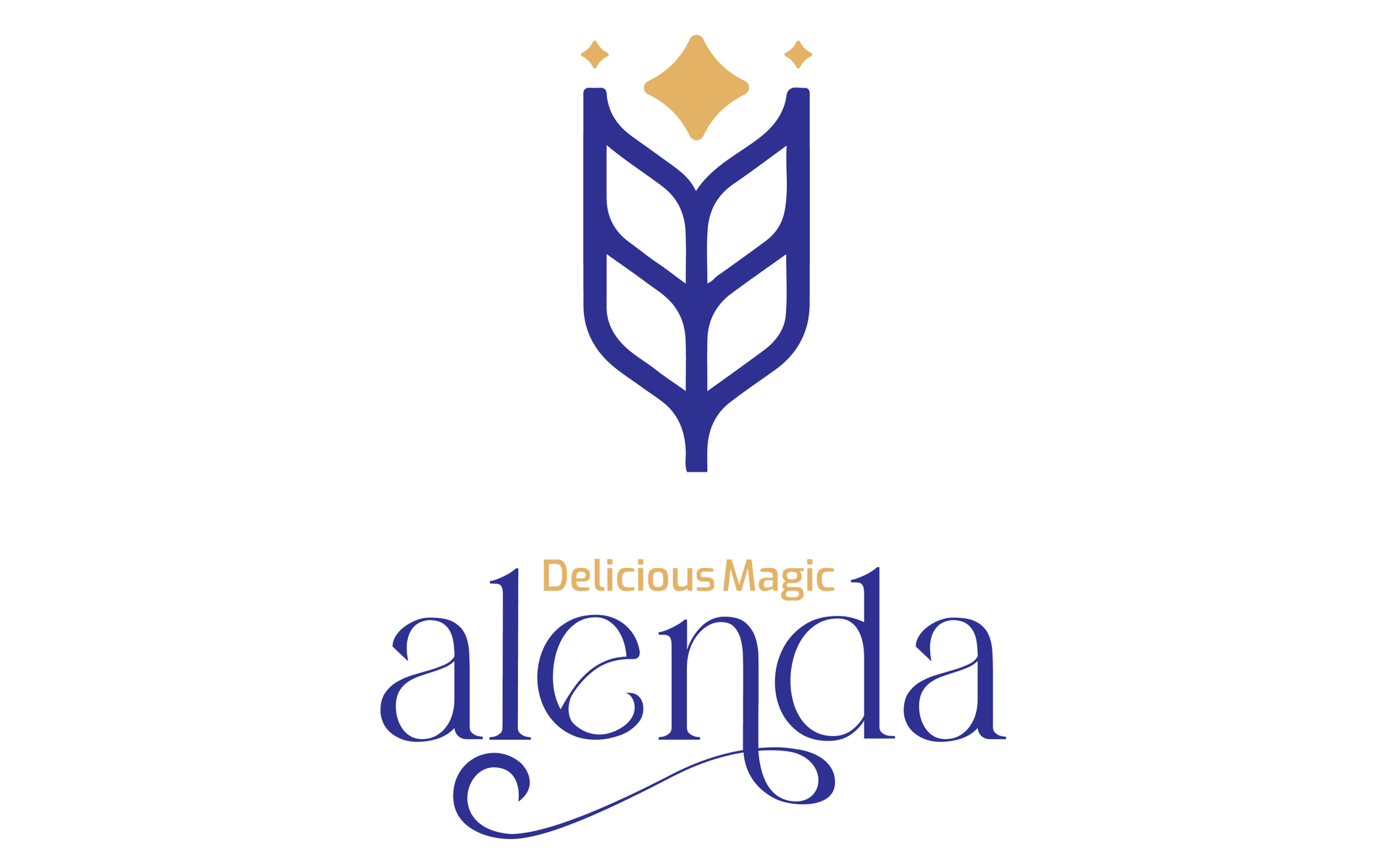 طراحی لوگو ترکیبی آلندا ( alenda )