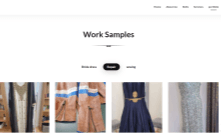 طراحی و توسعه وب سایت انگلیسی arezu-tailoring
