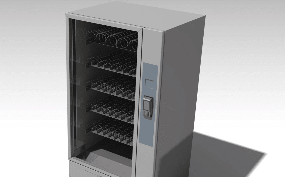 طراحی vending machine با استفاده از نرمافزار کتیا