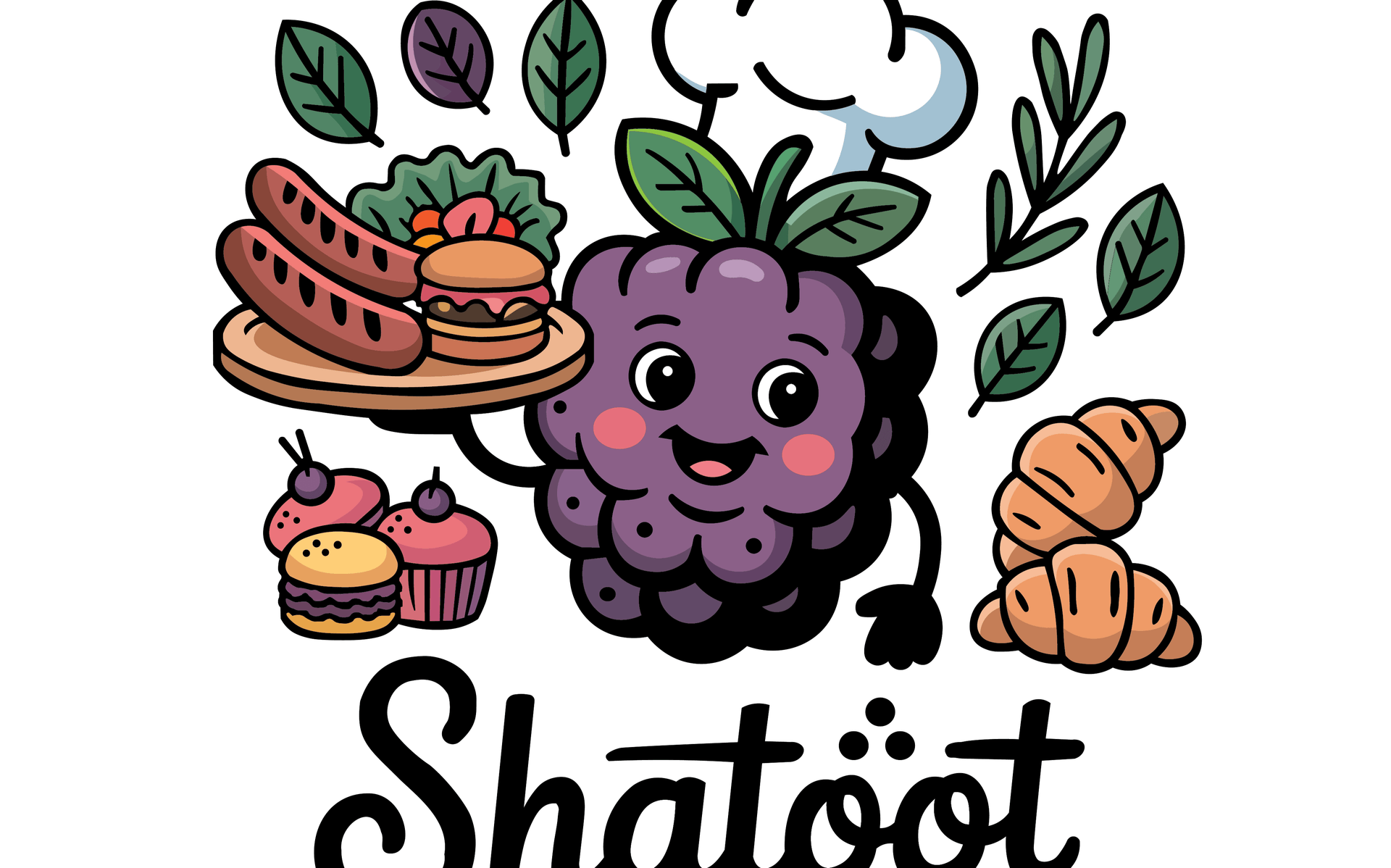 طراحی لوگو و هویت بصری برند شاتوت Shatoot