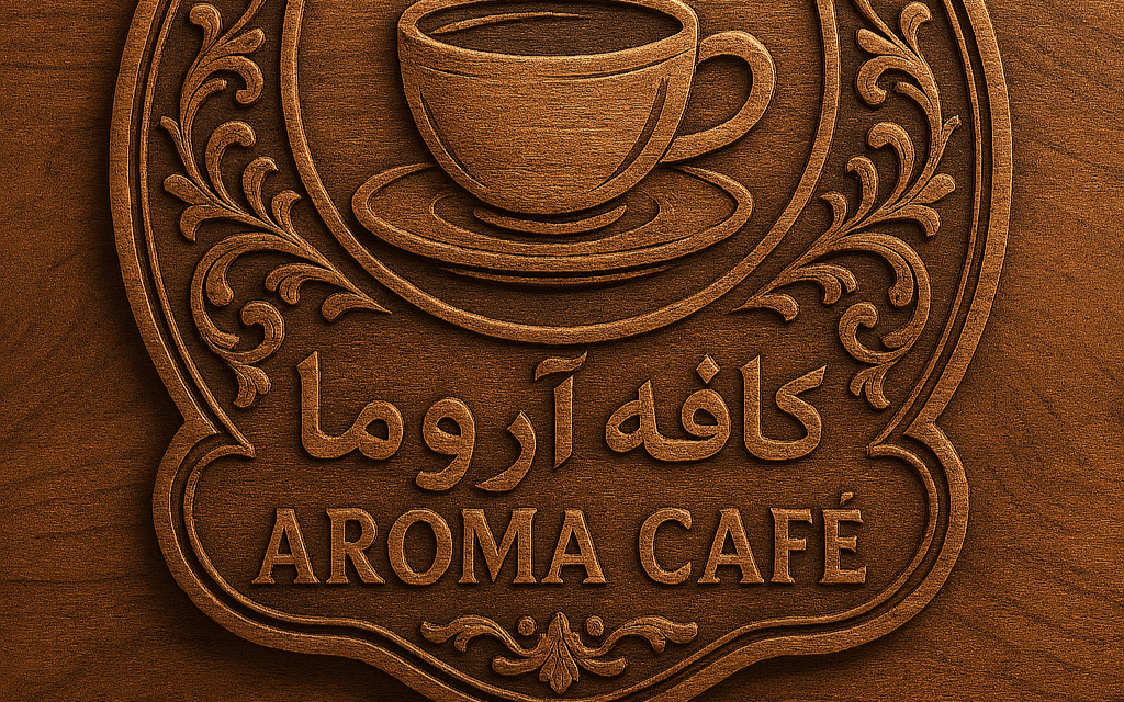 طراحی لوگو کافی شاپAroma Cafe