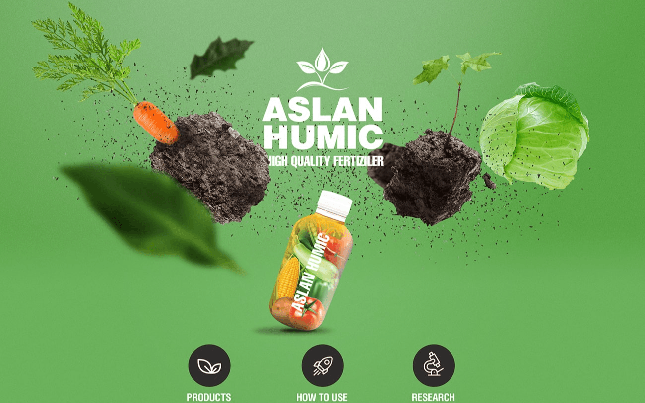 طراحی سایت اصلان هیومیک