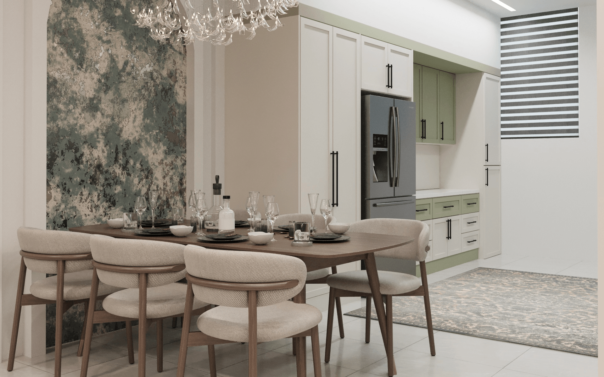 طراحی کابینت _ نئوکلاسیک