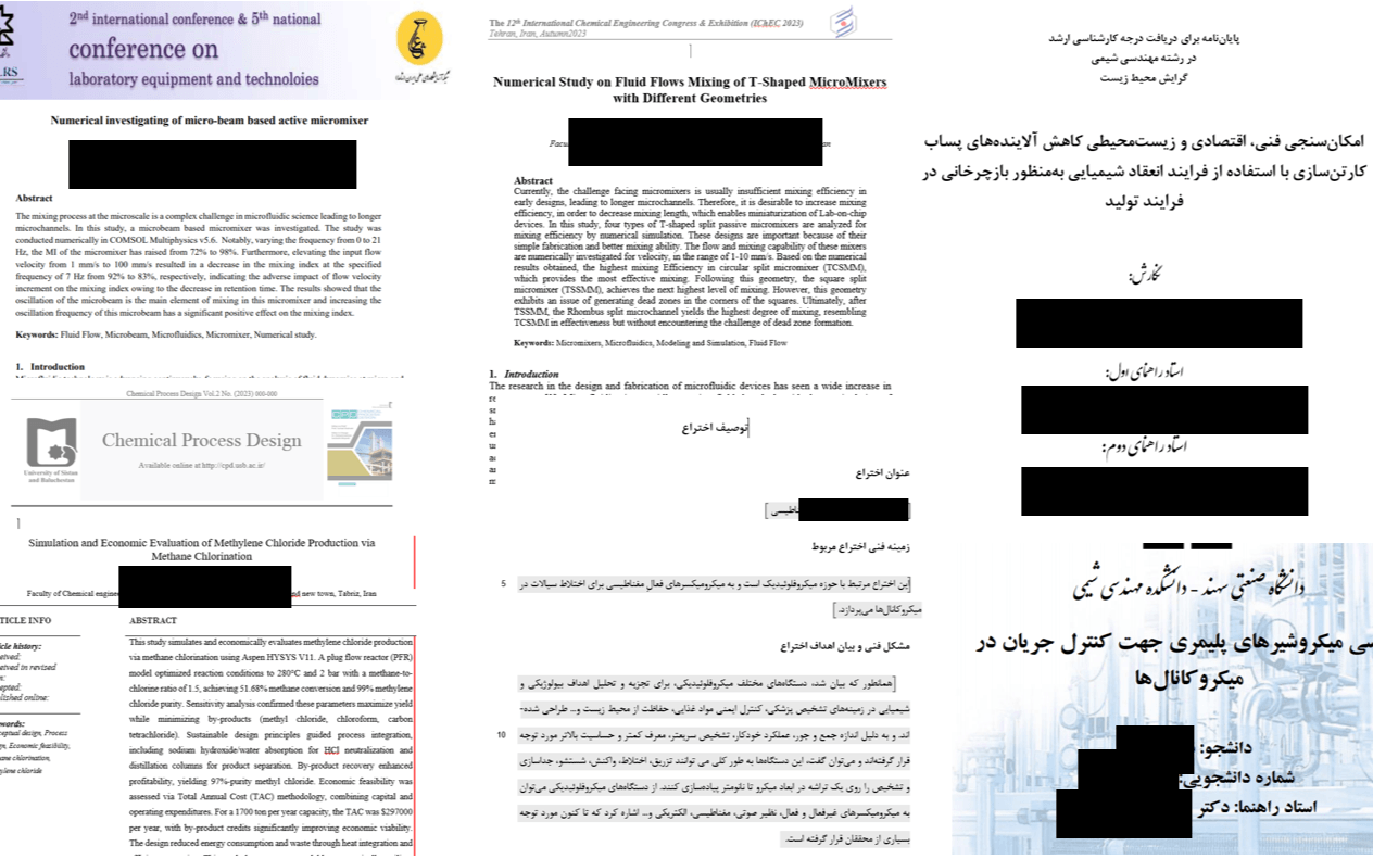 نگارش و ویراستاری علمی و ادبی پایان نامه و مقالات علمی