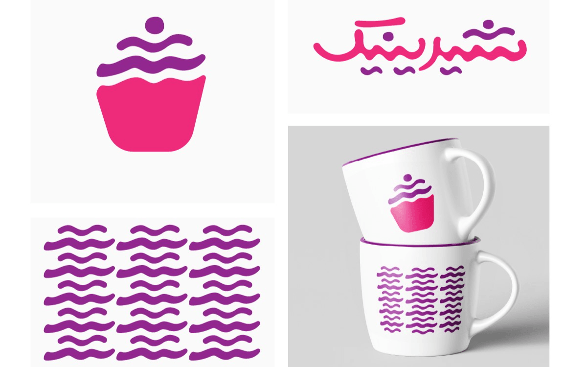 هویت بصری برند شیرینیک
