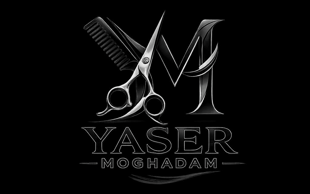 یک لوگو تجاری برای ارایشگاه مردانه