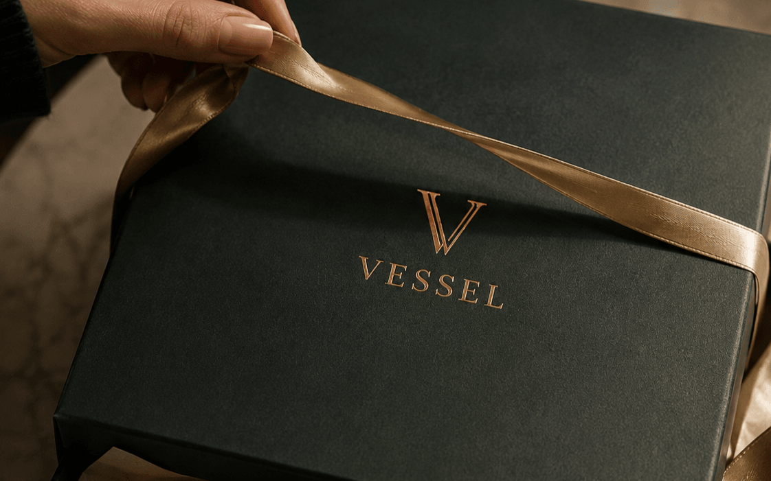 طراحی اختصاصی برند پوشاک لوکس Vessel