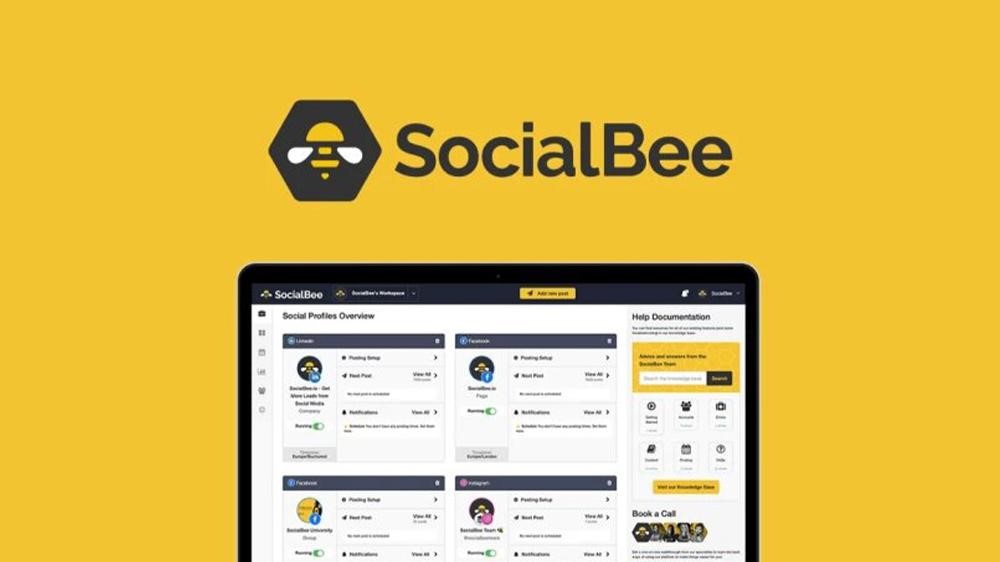 لوگوی SocialBee